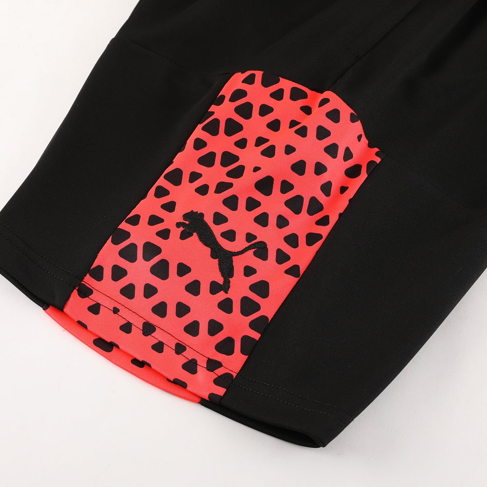 Puma T-Shirt LIGHT RED and BLACK SHORT Set