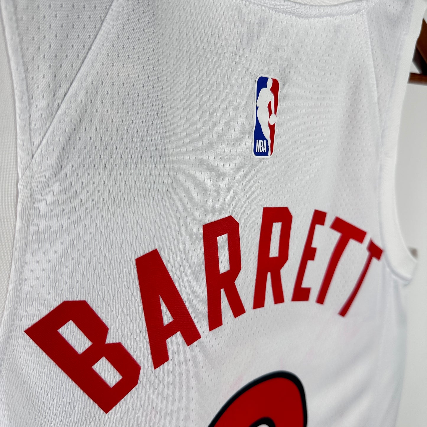 Men's Toronto Raptors RJ Barrett Fanatics White Fast Break Player Jersey - Association Edition