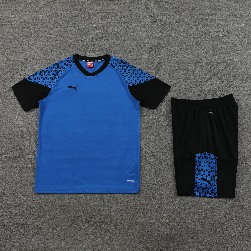 Puma T-Shirt BLUE and BLACK SHORT Set
