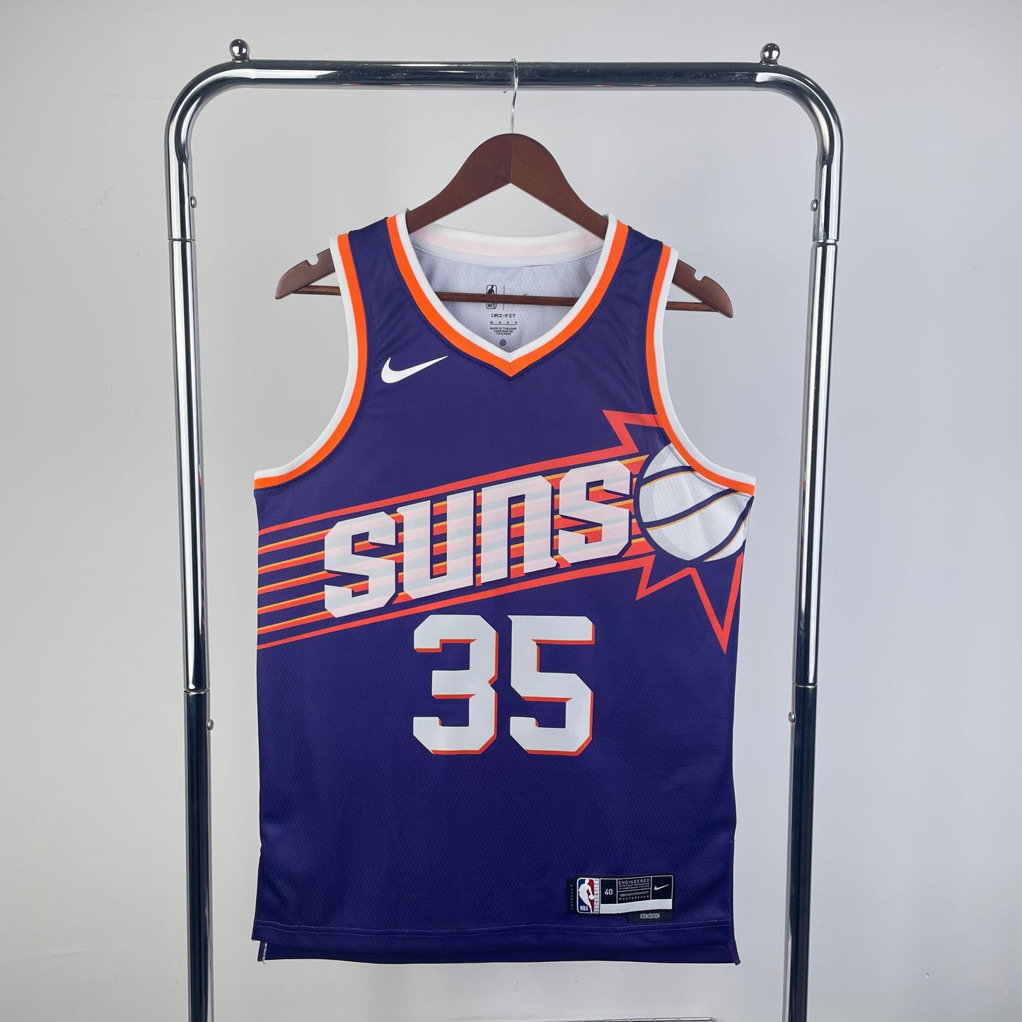 Kevin Durant Purple Phoenix Suns 2023/24 Icon Edition Nike