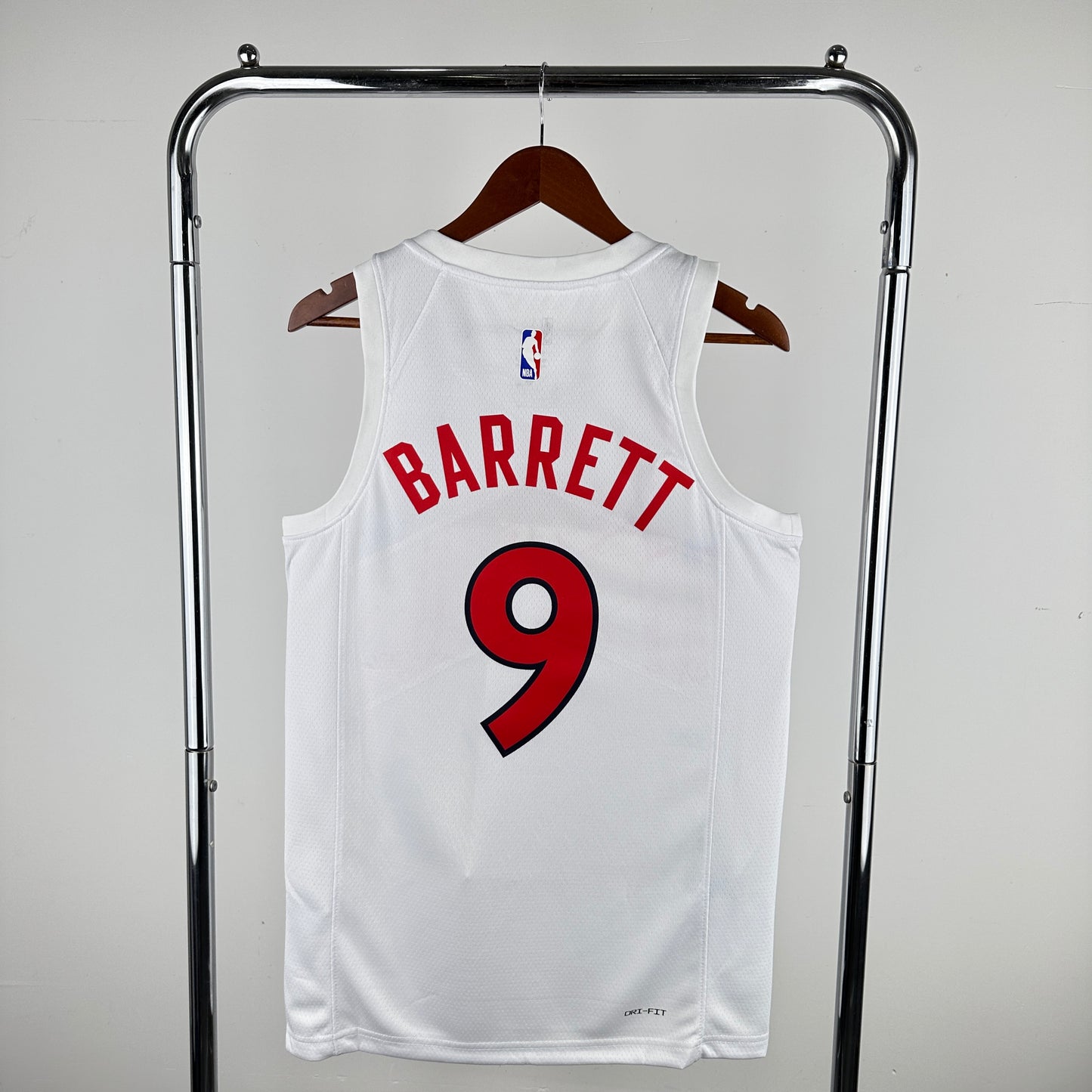 Men's Toronto Raptors RJ Barrett Fanatics White Fast Break Player Jersey - Association Edition