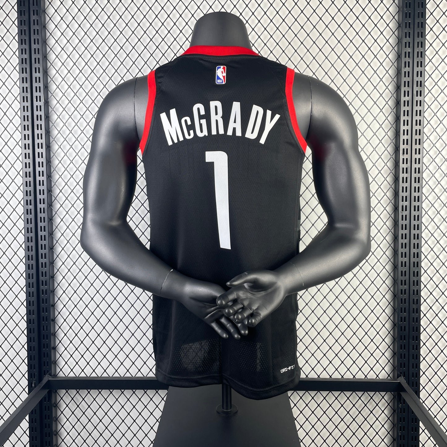 Houston Rockets Amen Thompson Fanatics Black Fast Break Replica Player Jersey - Statement Edition