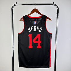 Unisex Miami Heat Tyler Herro Nike Black 2023/24 Swingman Jersey - City Edition