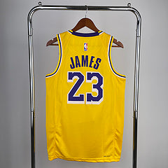 Los Angeles Lakers LeBron James Nike Gold Icon Edition