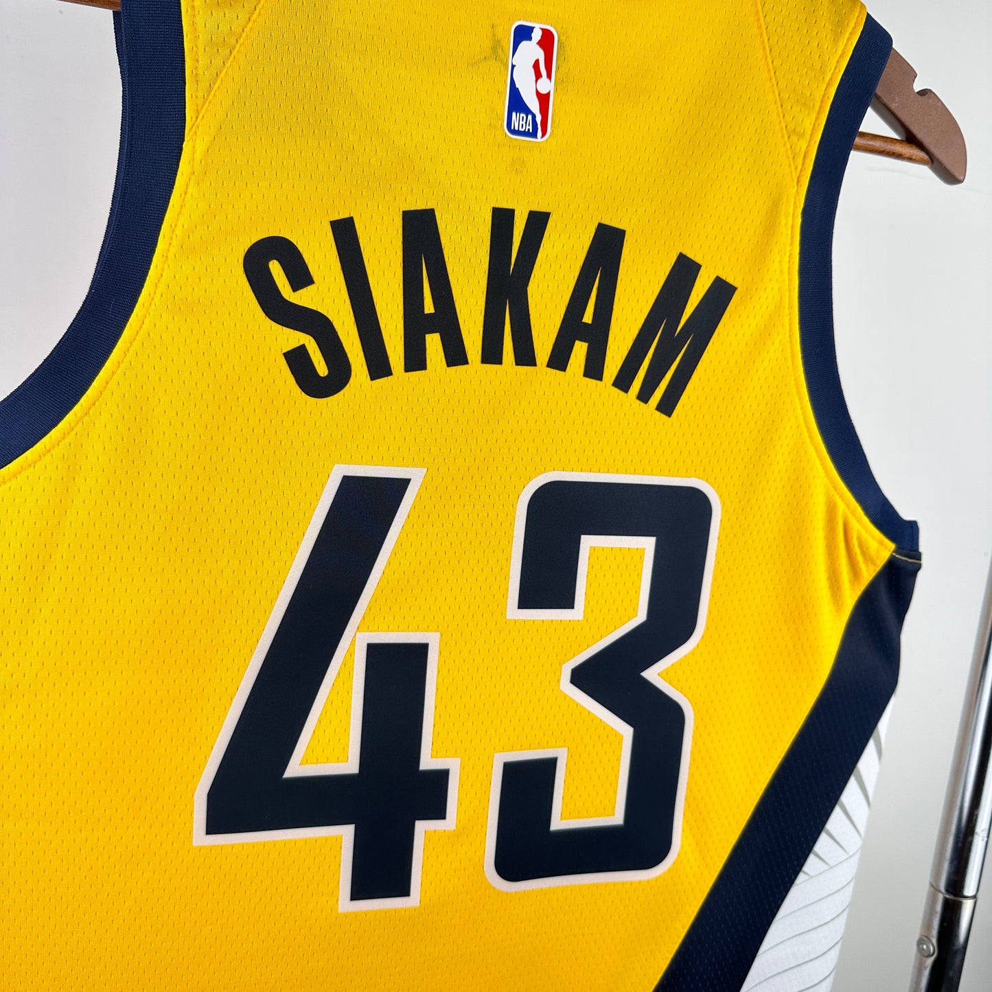 NBA Indiana Pacers 2023-24 Yellow Swingman Jersey