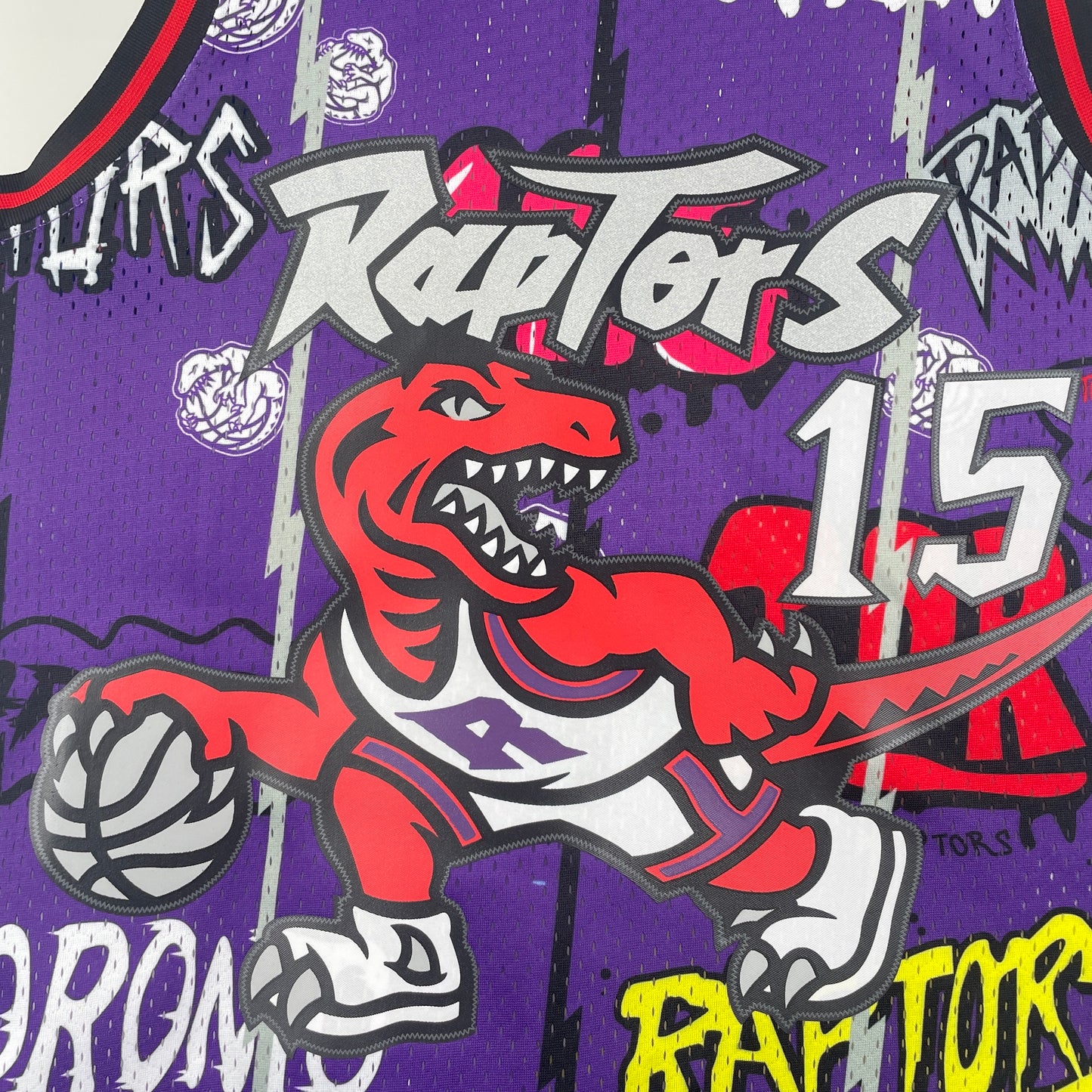 Purple Toronto Raptors Hardwood Classics 75th Anniversary Diamond Jersey