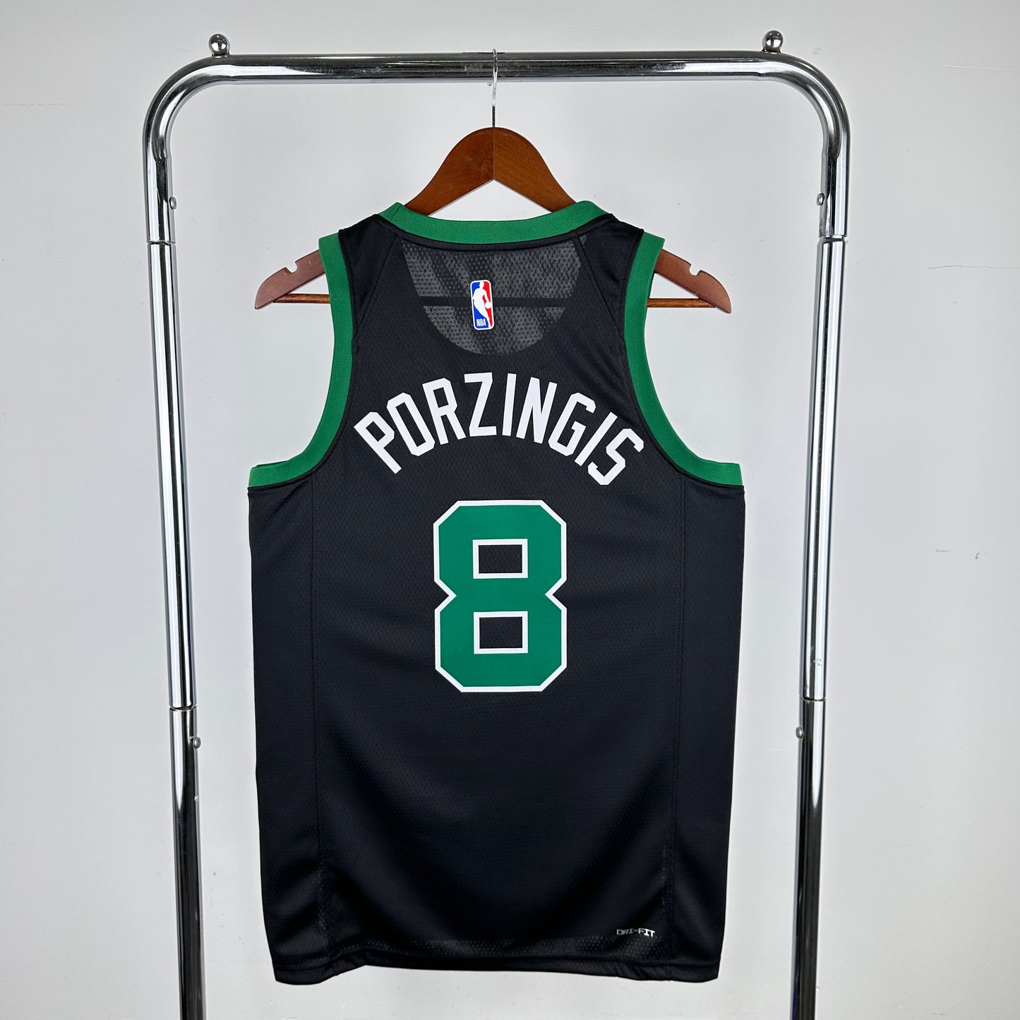 Boston Celtics Fanatics Black Fast Break Replica Player Jersey - Statement Edition