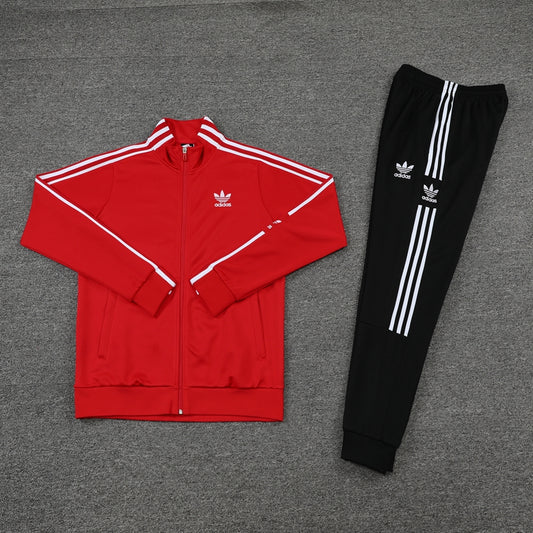 Adidas Men's Red Tracksuit S