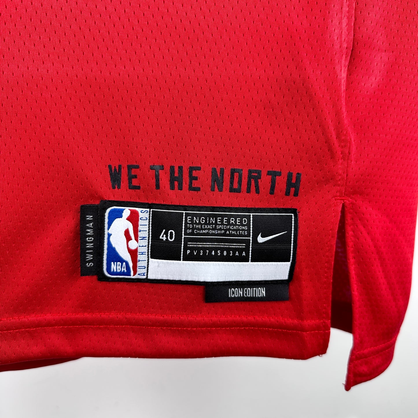 Toronto Raptors RJ Barrett Nike Red Swingman Jersey - Icon Edition