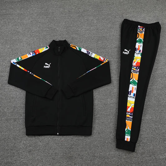 puma T7 black tracksuit