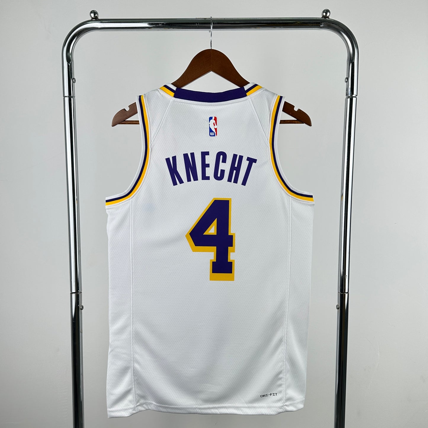 Dalton Knecht White Los Angeles Lakers Fast Break Replica Player Jersey - Association Edition