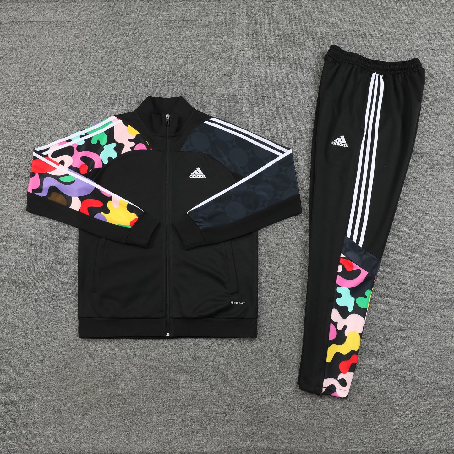 Adidas Jacket Mens Black RICH MNISI Tiro Track Jacket Love Unites