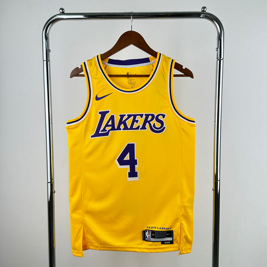 Men's Los Angeles Lakers Alex Caruso Nike Yellow 2020/21 Swingman Jersey - Icon Edition