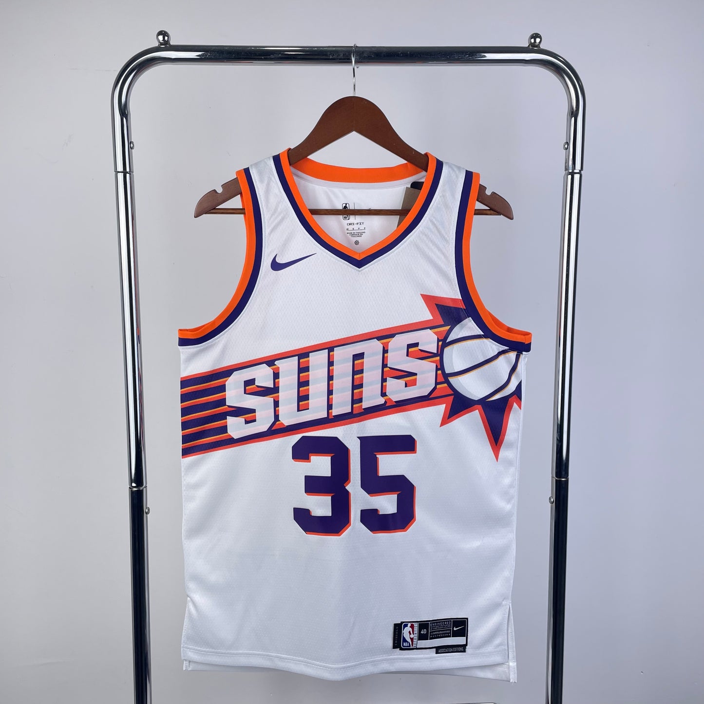 Youth Nike Kevin Durant White Phoenix Suns Swingman Jersey - Association Edition