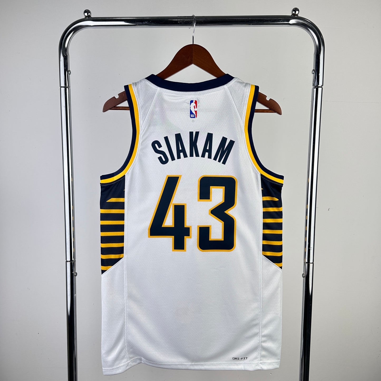 Indiana Pacers Nike Association Edition Swingman Jersey - White- Pascal Siakam