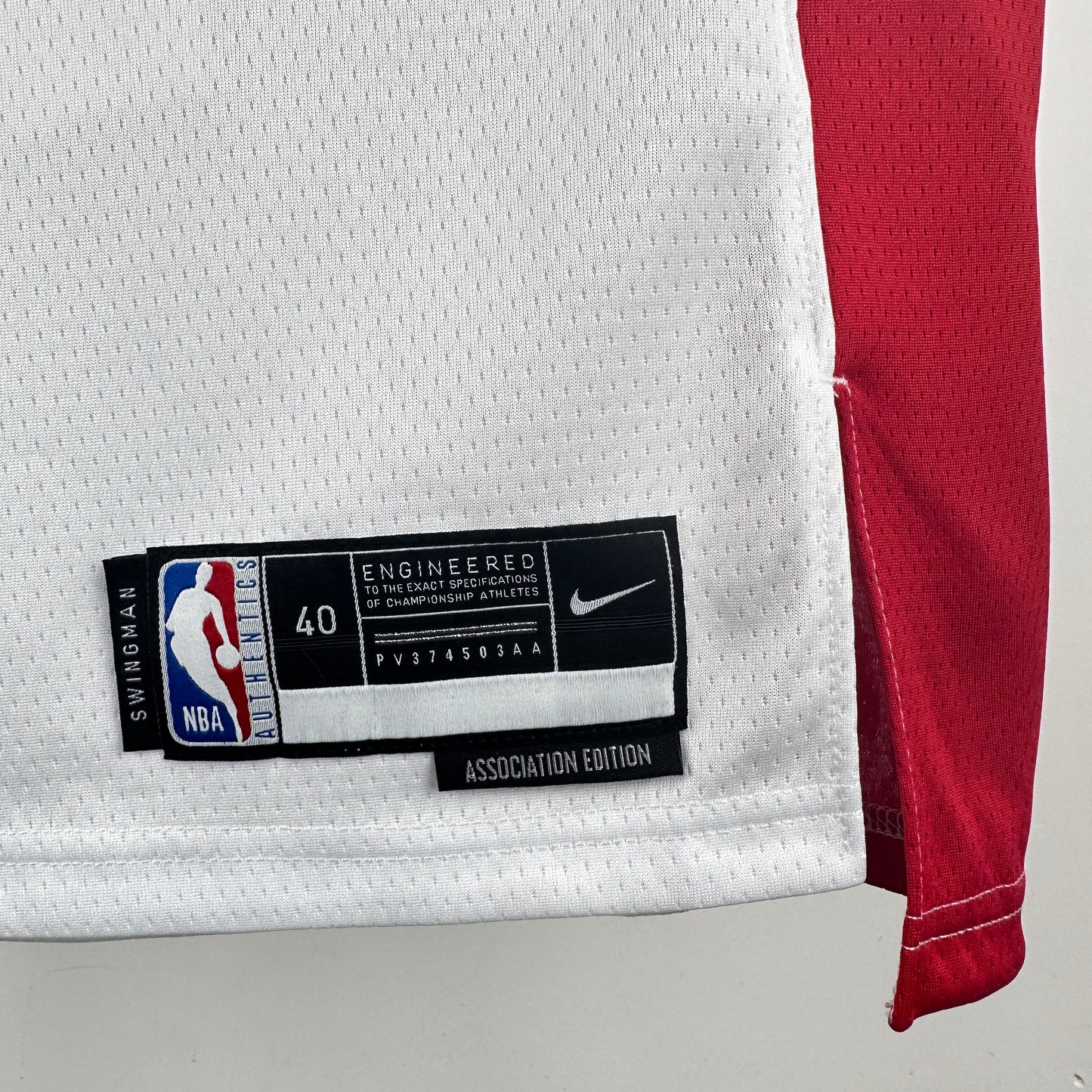 Houston Rockets Nike Association Edition Swingman Jersey - White - Alperen Sengun