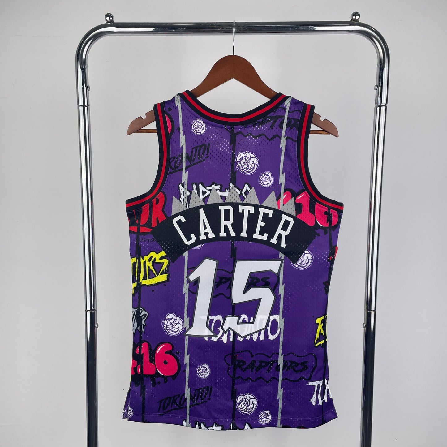 Purple Toronto Raptors Hardwood Classics 75th Anniversary Diamond Jersey