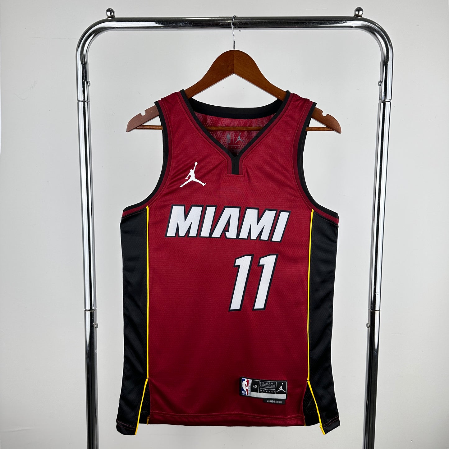 Mens Miami Heat Adidas Red swingman alternAte jersey