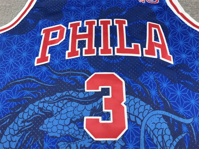 MITCHELL & NESS NBA ASIAN HERITAGE SWINGMAN JERSEY - PHILADELPHIA ALLEN IVERSON