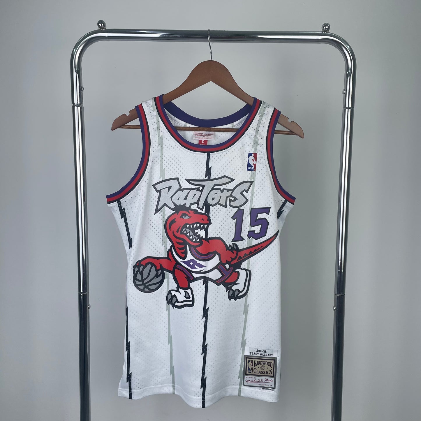 White Toronto Raptors 1998/99 Hardwood Classics Swingman Jersey