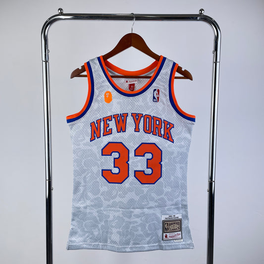 New York knicks city Patrick Ewing white