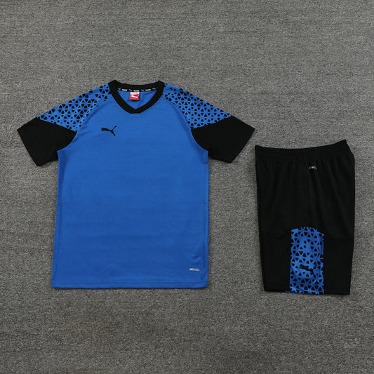 Puma T-Shirt BLUE and BLACK SHORT Set