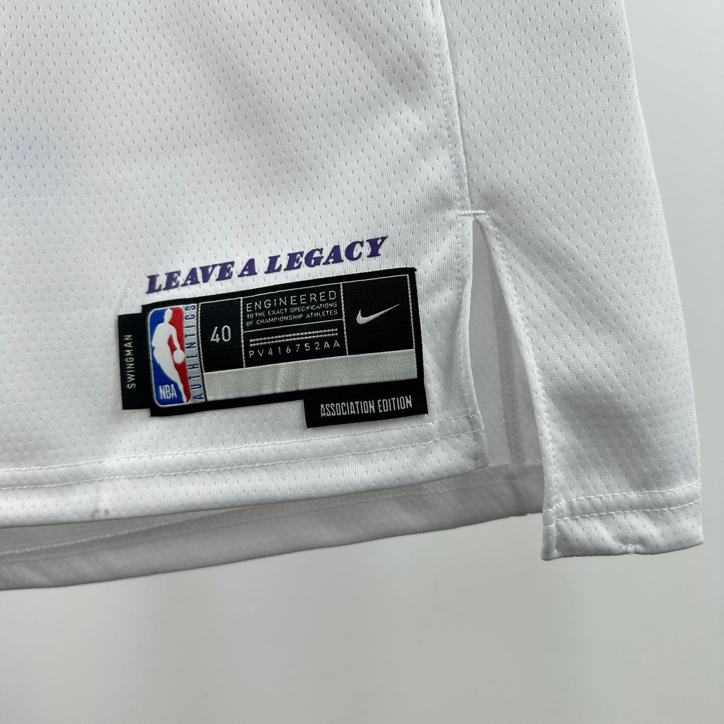 Dalton Knecht White Los Angeles Lakers Fast Break Replica Player Jersey - Association Edition