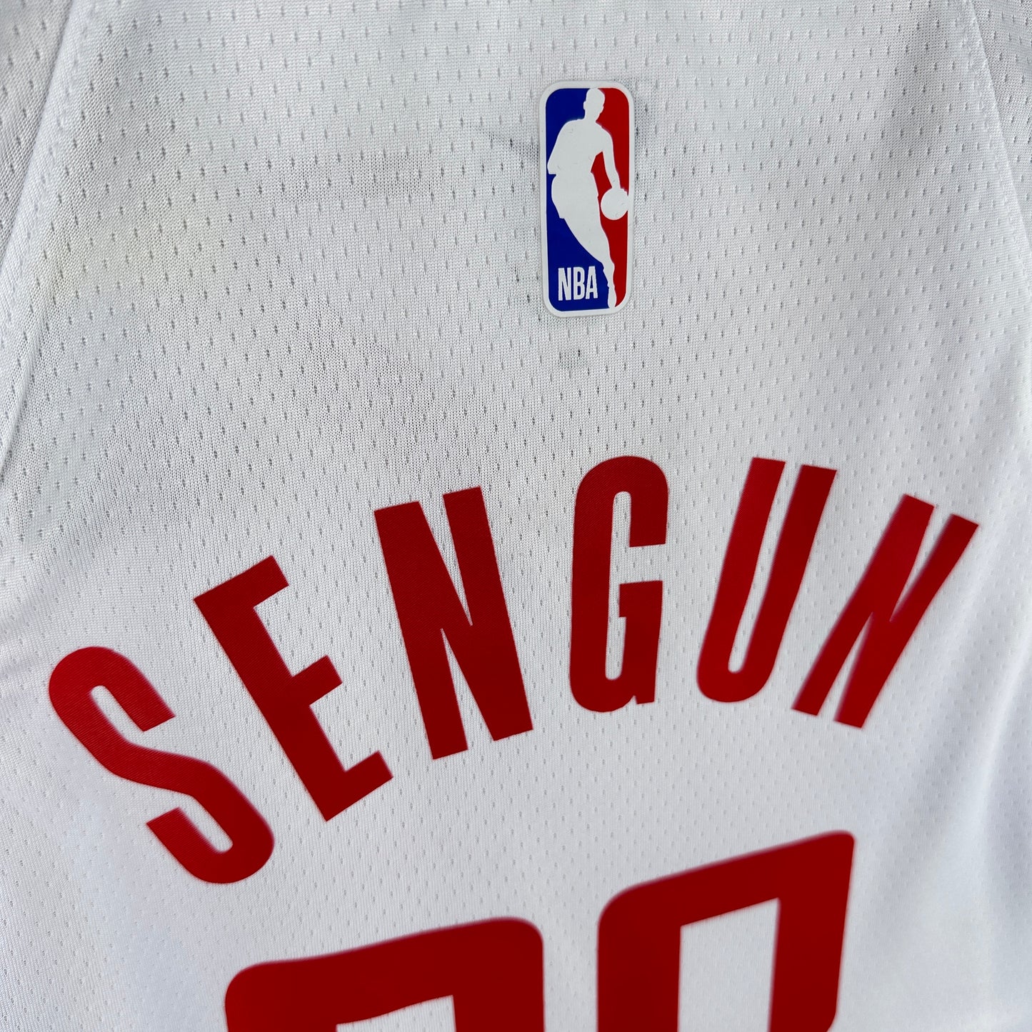 Houston Rockets Nike Association Edition Swingman Jersey - White - Alperen Sengun