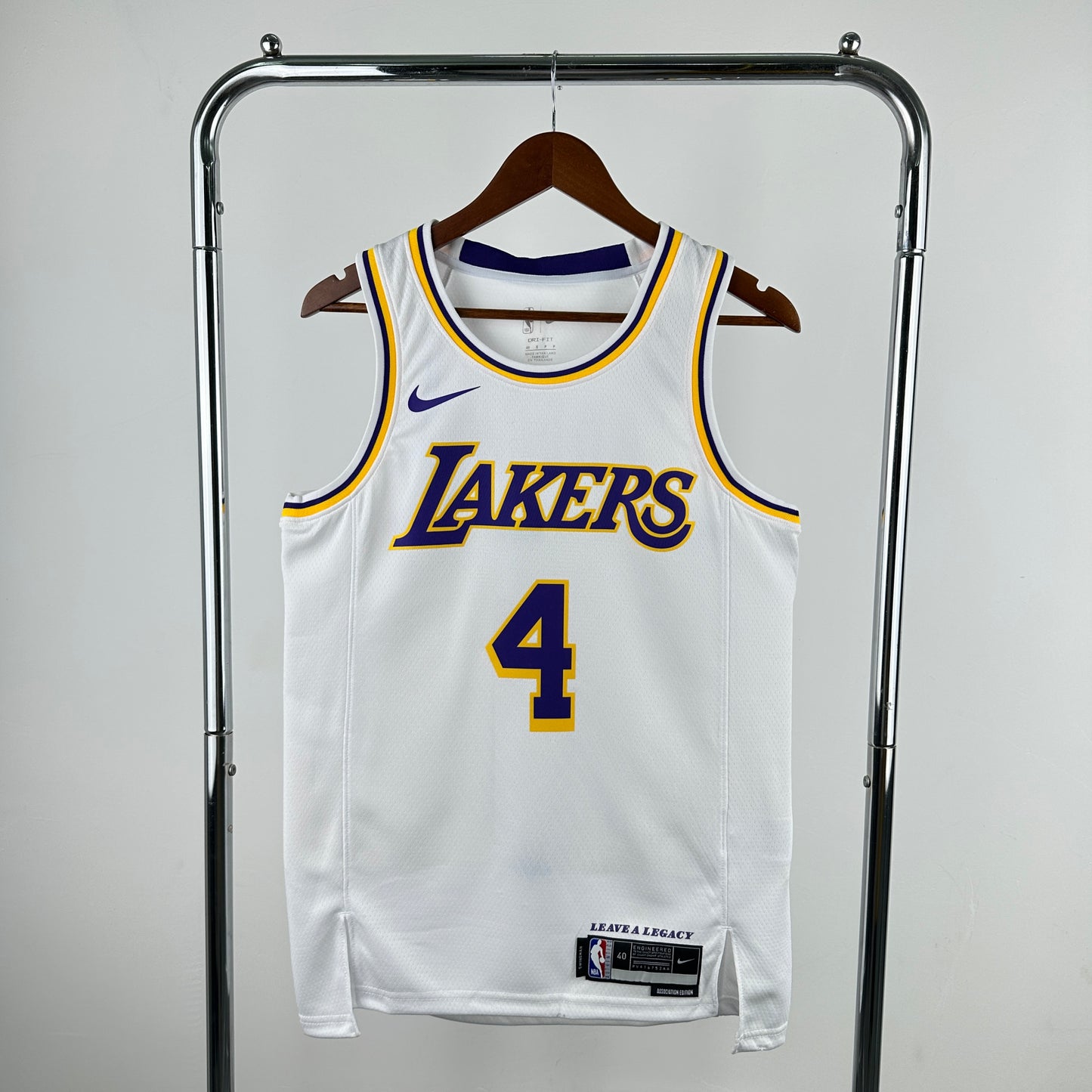 Dalton Knecht White Los Angeles Lakers Fast Break Replica Player Jersey - Association Edition