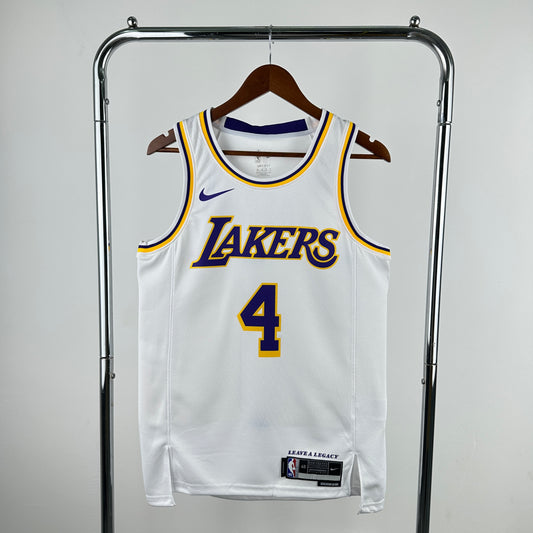 Dalton Knecht White Los Angeles Lakers Fast Break Replica Player Jersey - Association Edition