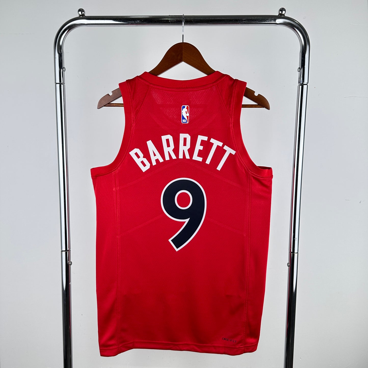 Toronto Raptors RJ Barrett Nike Red Swingman Jersey - Icon Edition