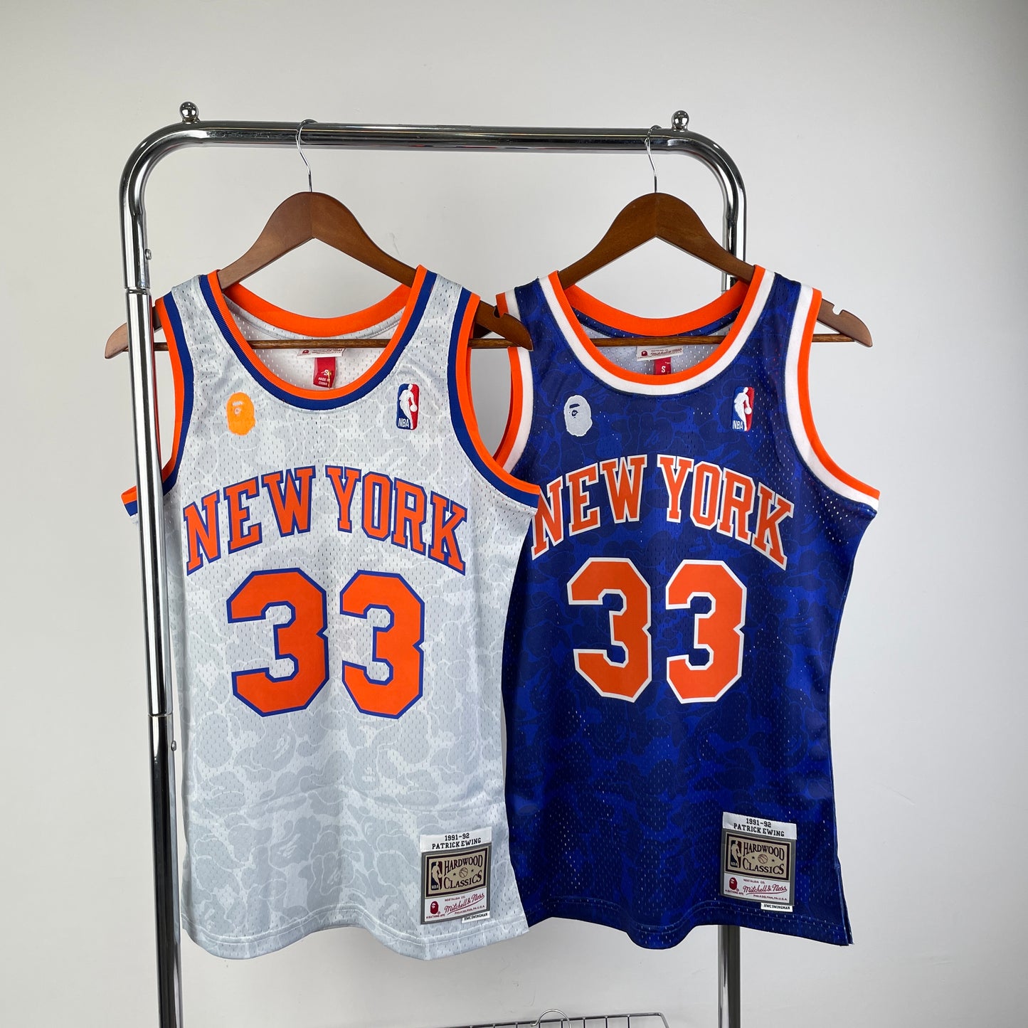 New York knicks city Patrick Ewing white