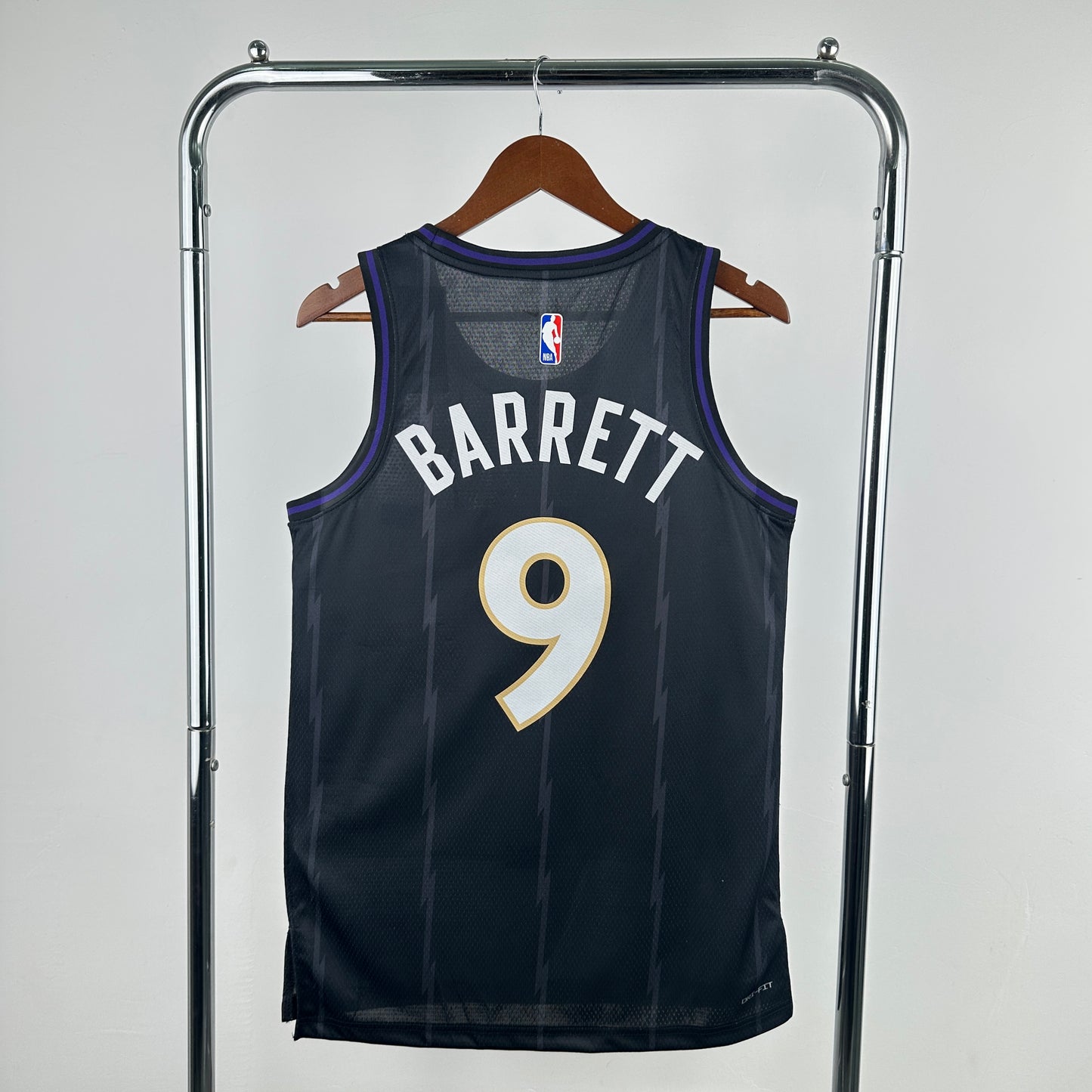 Toronto Raptors RJ Barrett black 2024/25 swingman player jersey