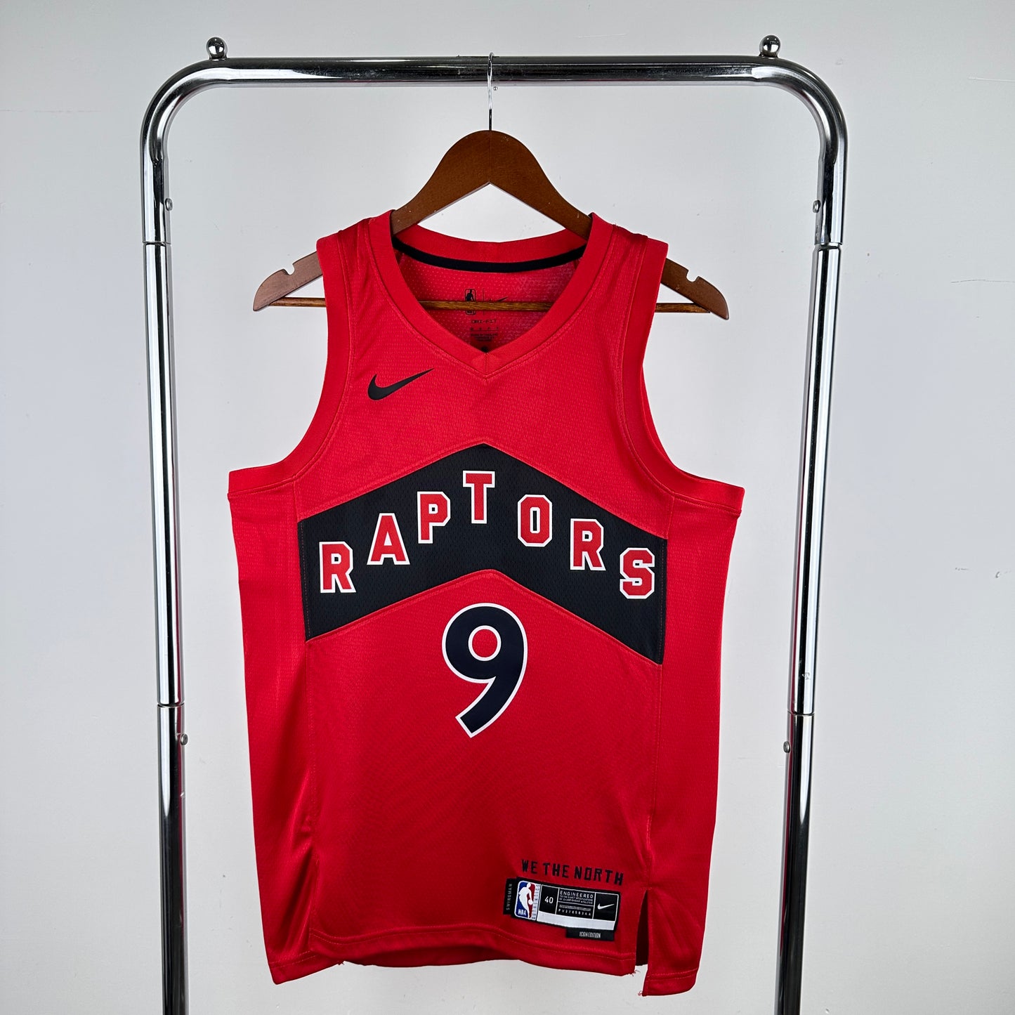 Toronto Raptors RJ Barrett Nike Red Swingman Jersey - Icon Edition