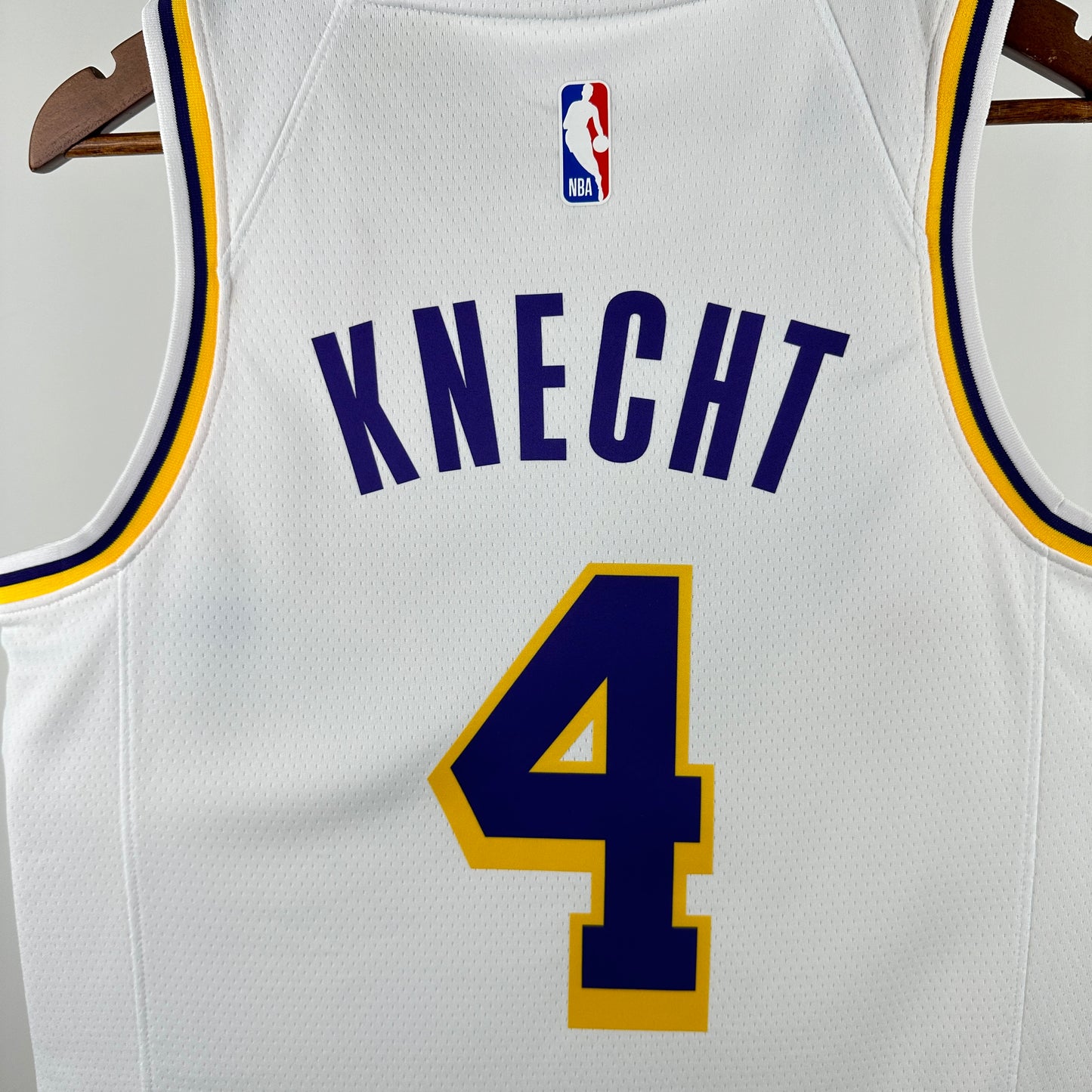 Dalton Knecht White Los Angeles Lakers Fast Break Replica Player Jersey - Association Edition