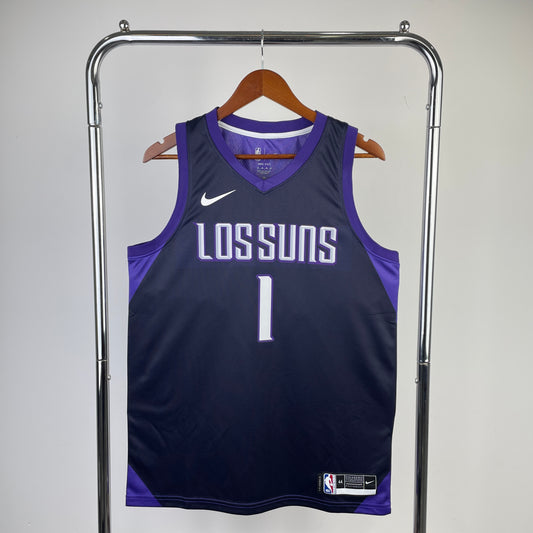 Phoenix Suns 2017-19 Nike blue Swingman Jersey - City Edition