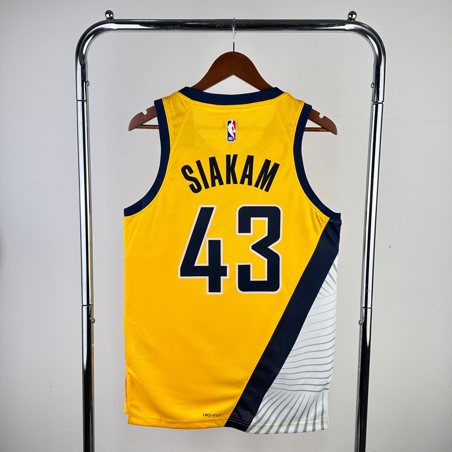 NBA Indiana Pacers 2023-24 Yellow Swingman Jersey