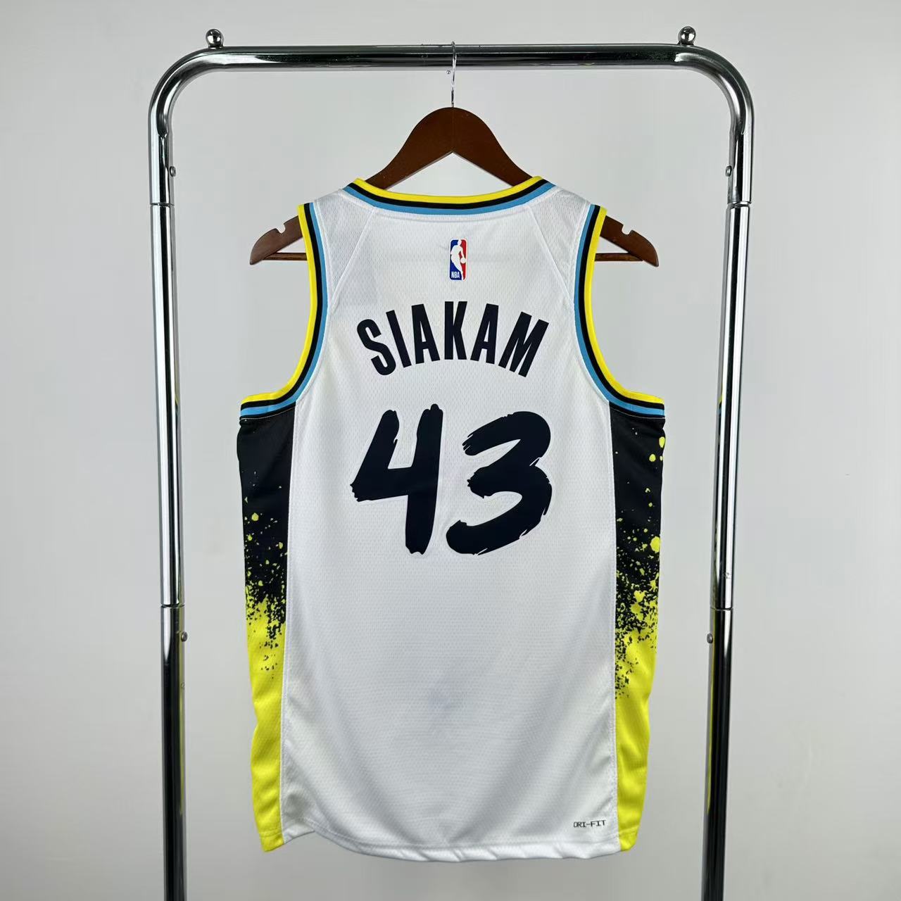 Indiana Pacers Nike City Edition Swingman Jersey 2024 - White - Pascal Siakam