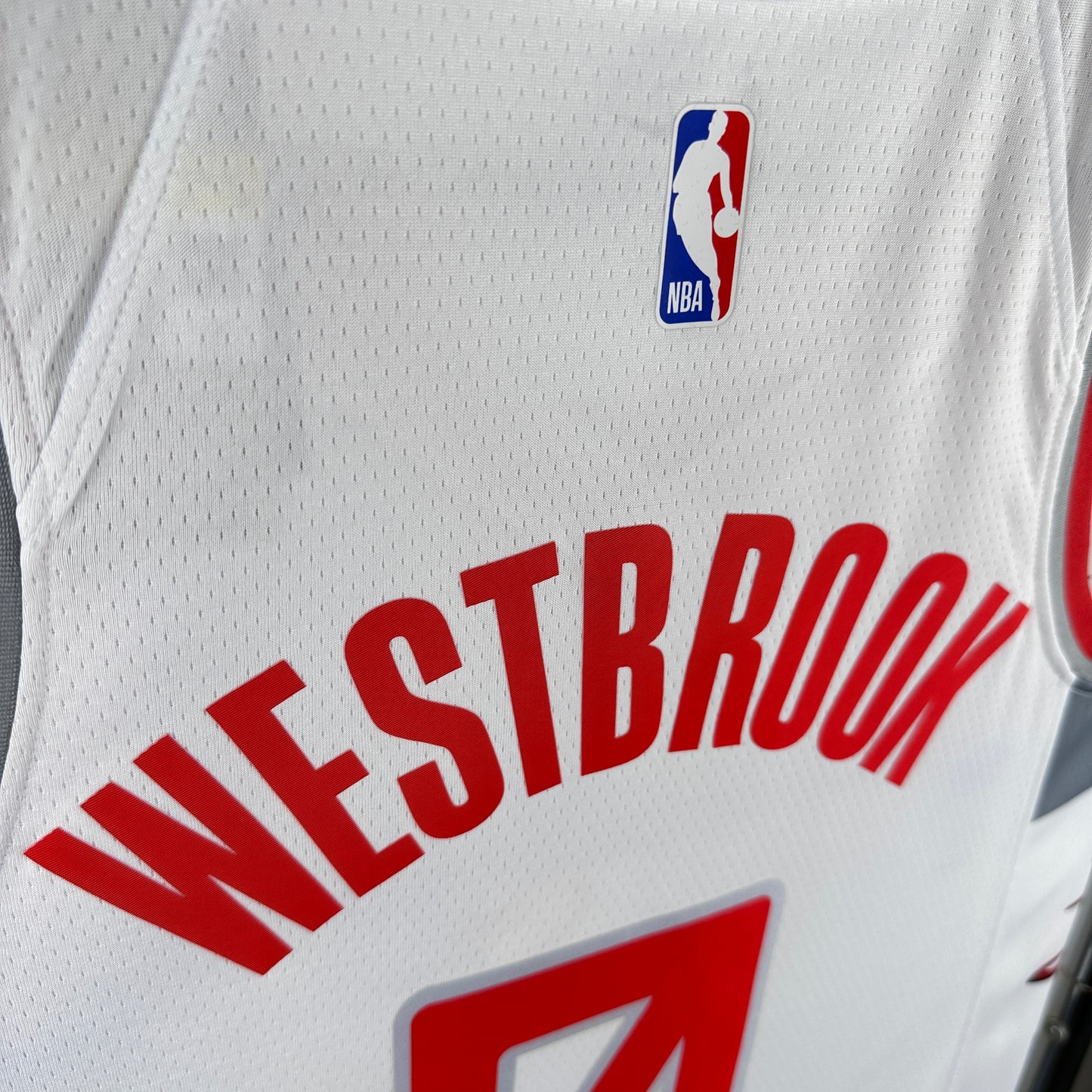 Houston Rockets Russell Westbrook Nike White Swingman