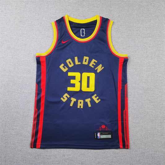 Golden State Warriors Nike City Edition Swingman Jersey 2024 - Navy - Stephen Curry