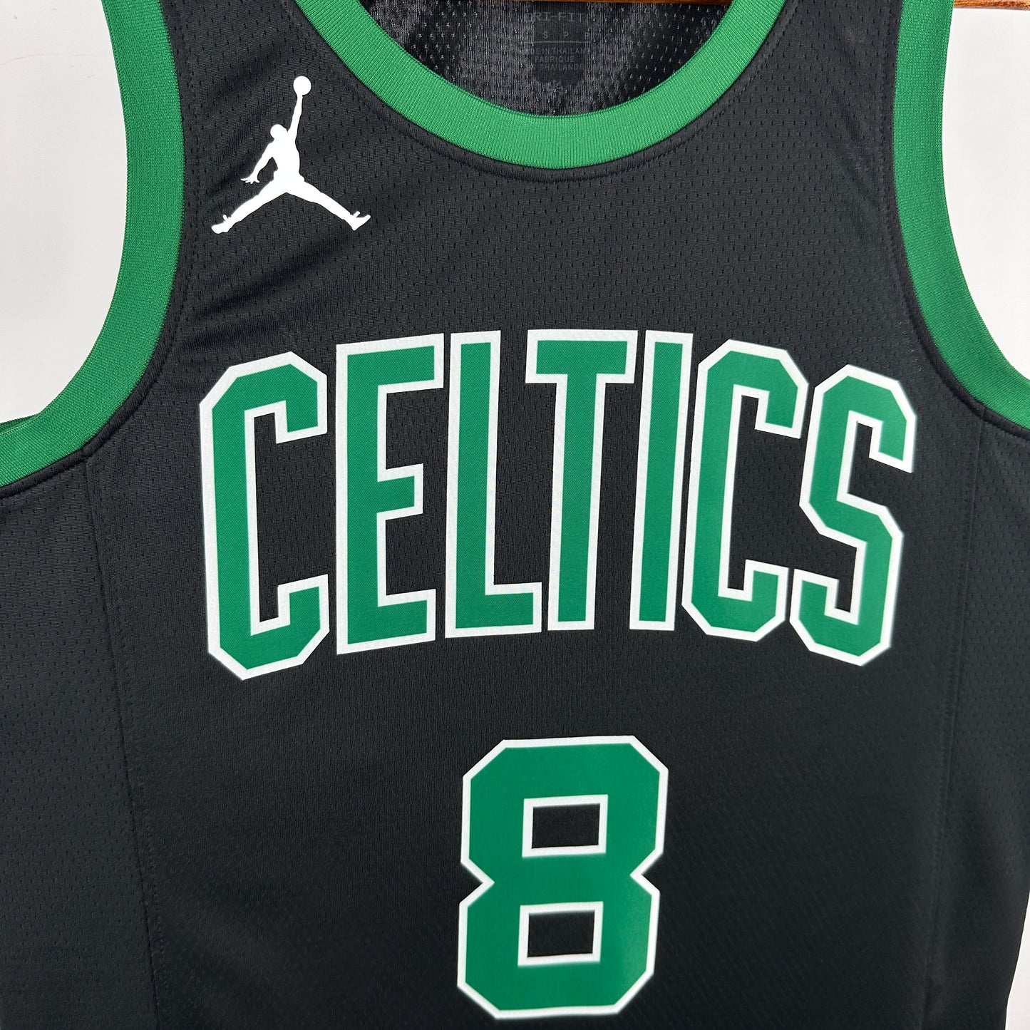 Boston Celtics Fanatics Black Fast Break Replica Player Jersey - Statement Edition