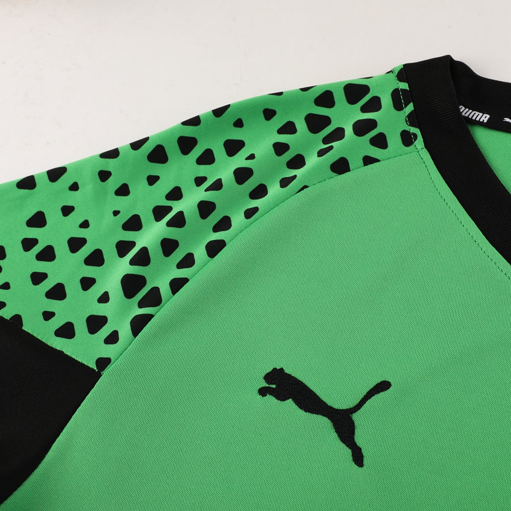 Puma T-Shirt GREEN and BLACK SHORT Set