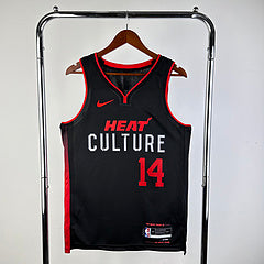 Unisex Miami Heat Tyler Herro Nike Black 2023/24 Swingman Jersey - City Edition