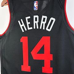 Unisex Miami Heat Tyler Herro Nike Black 2023/24 Swingman Jersey - City Edition