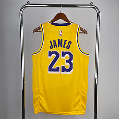 Los Angeles Lakers LeBron James Nike Gold Icon Edition