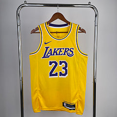 Los Angeles Lakers LeBron James Nike Gold Icon Edition