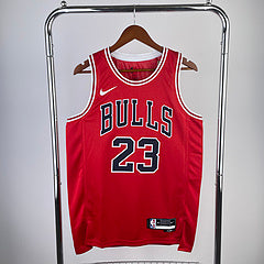 Chicago Bulls Michael Jordan Mitchell & Ness Scarlet 1997/98