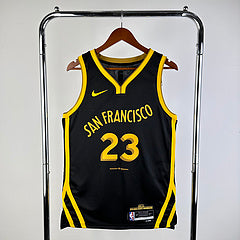 Golden State Warriors Nike Black 2023/24 Swingman Jersey - City Edition